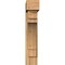 Ekena Millwork Merced Block Rough Sawn Bracket w/ Offset Brace, Western Red Cedar, 8"W x 30"D x 42"H BKT0806X30X42MRC05RWR - alternate 3